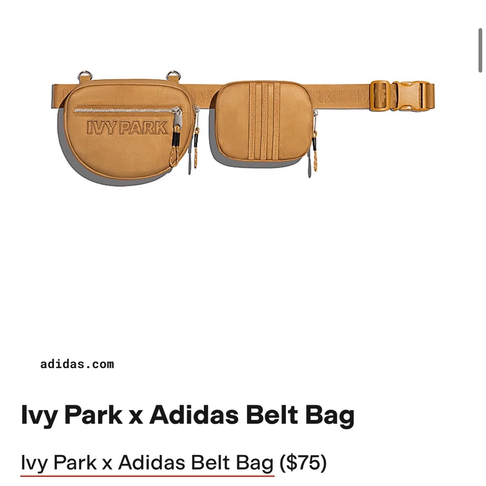 Ivy Park x Adidas Dual Pouch Belt Bag